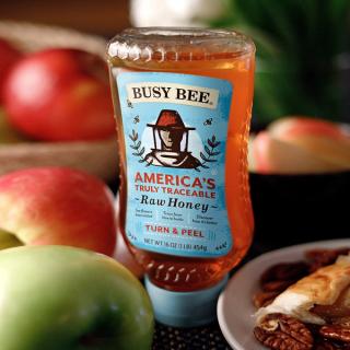 16 oz Raw USA Honey with fruits