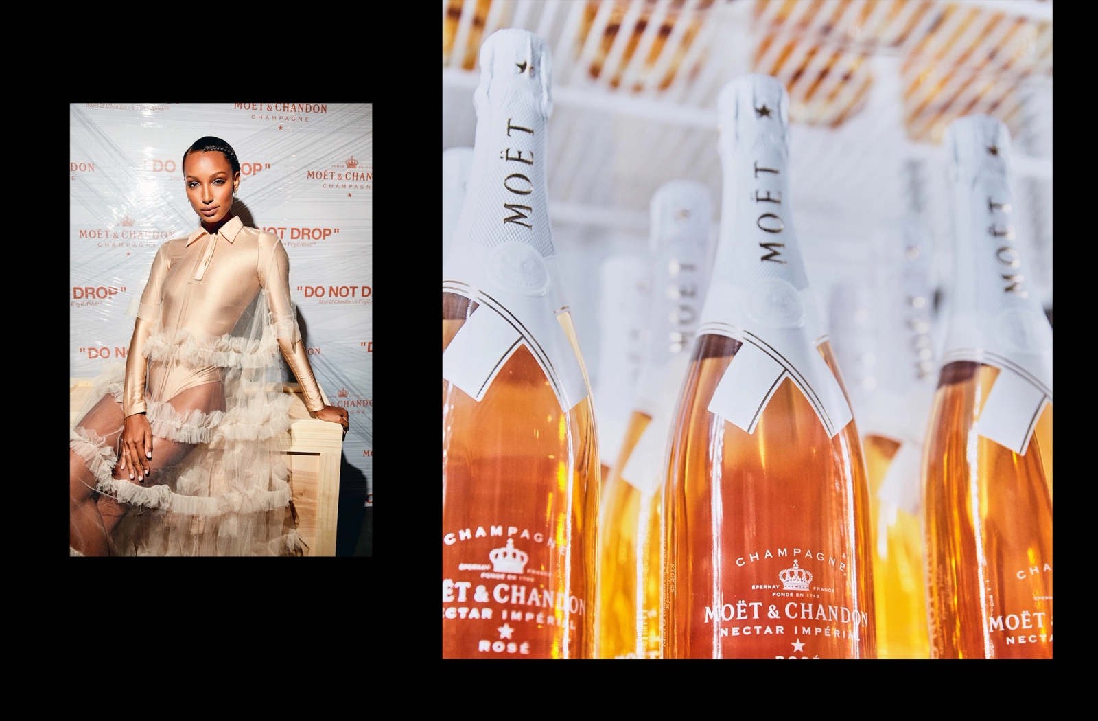 Moet x Virgil Abloh art direction david orellana
