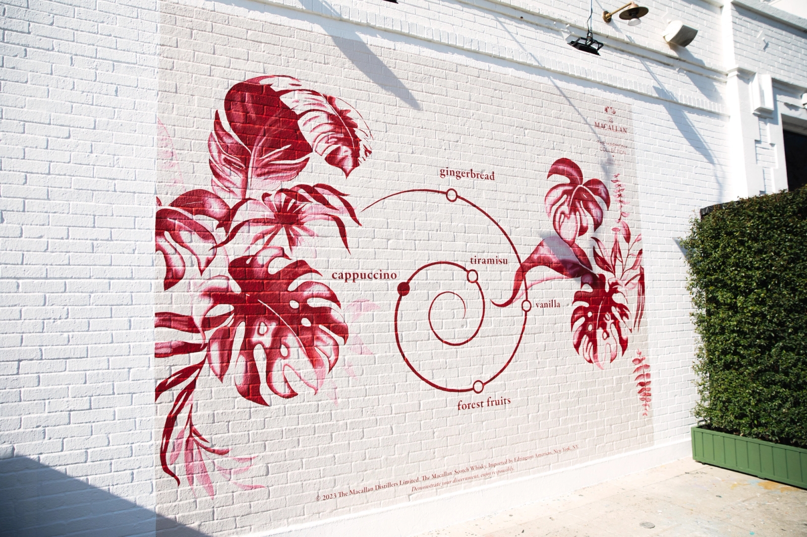 Macallan whiskey and cafe pop up