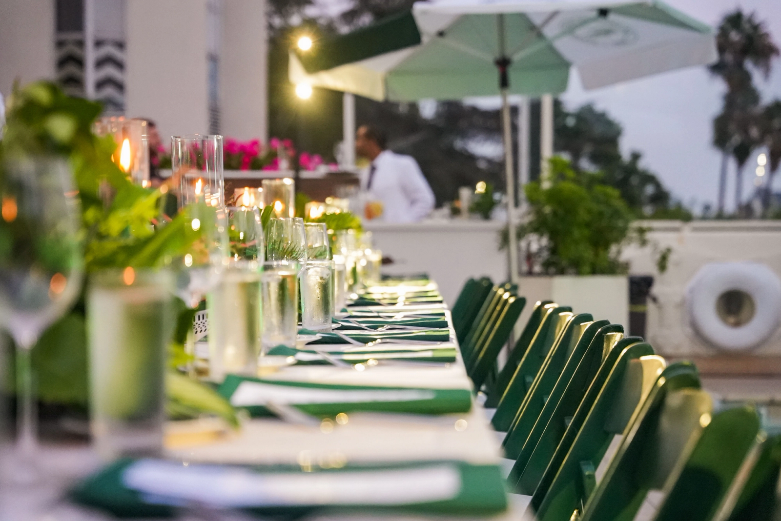 Los Angeles Club Lacoste, custom dinner production
