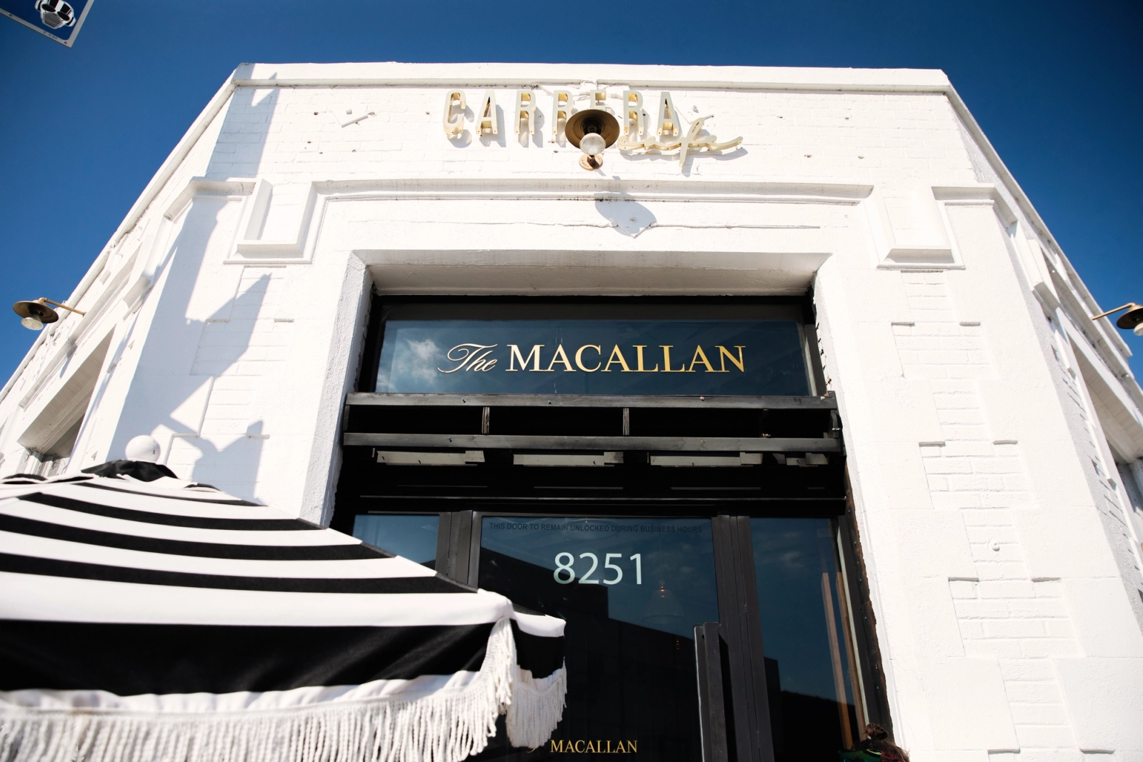 Macallan Harmony popup at Carrera Cafe