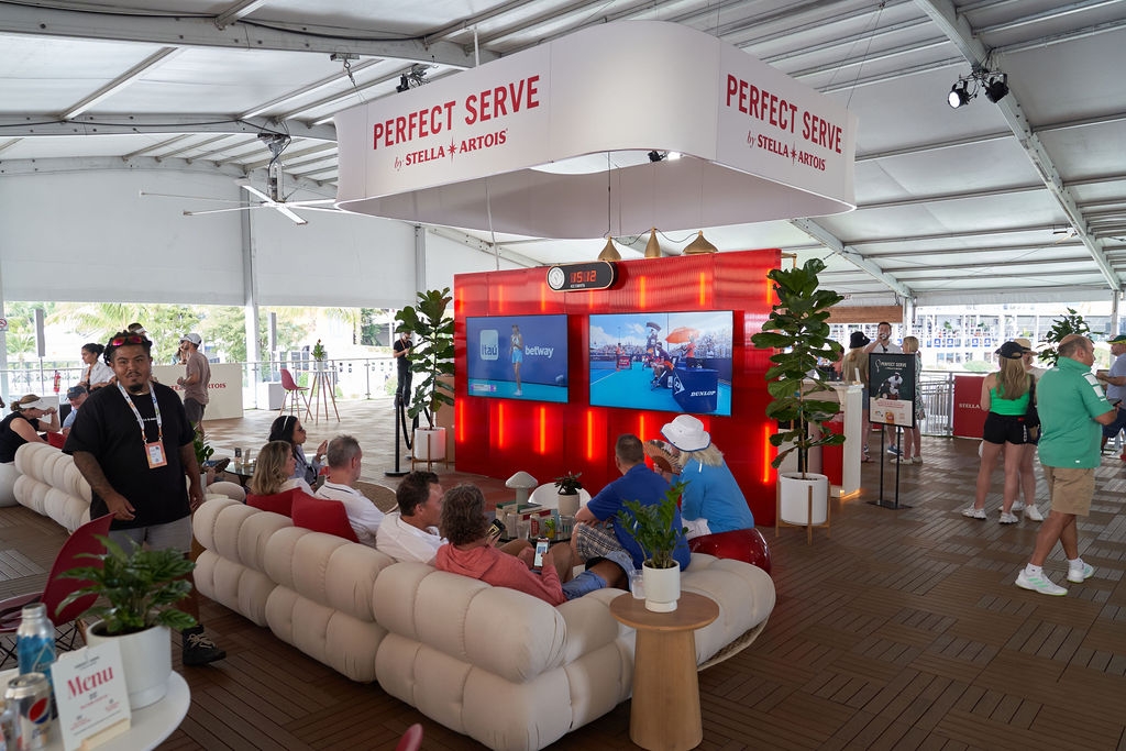 stella artois at the miami open