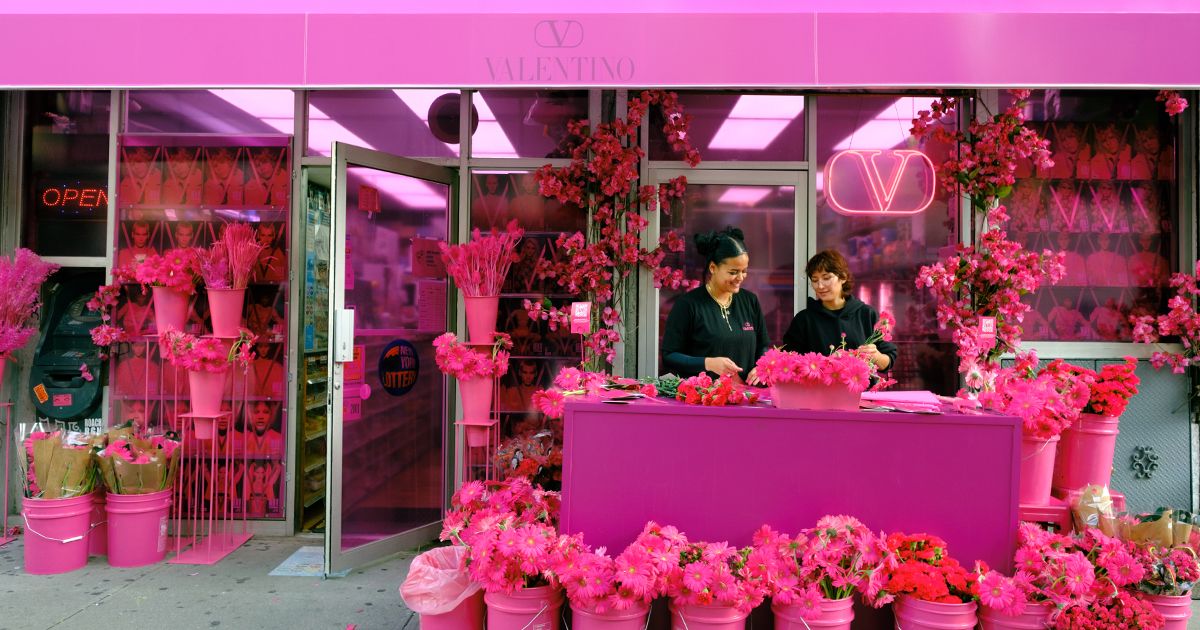 Valentino PP Pink Soho Takeover | Matte Projects