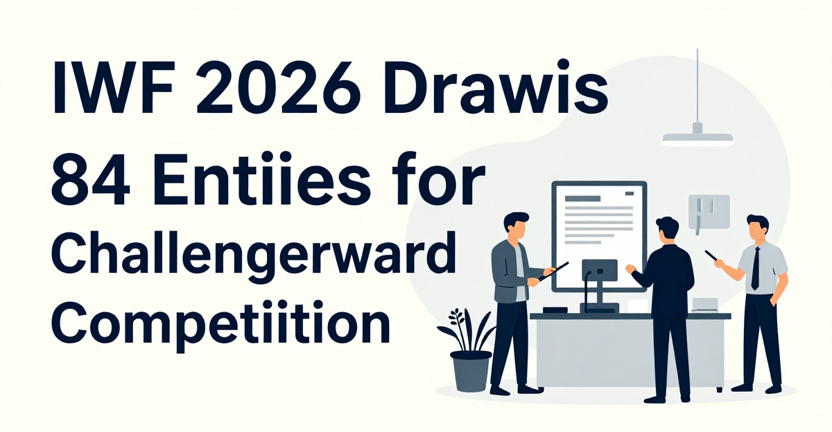 IWF 2026 Draws 84 Entries for Challengers Award Competition — industry news illustration