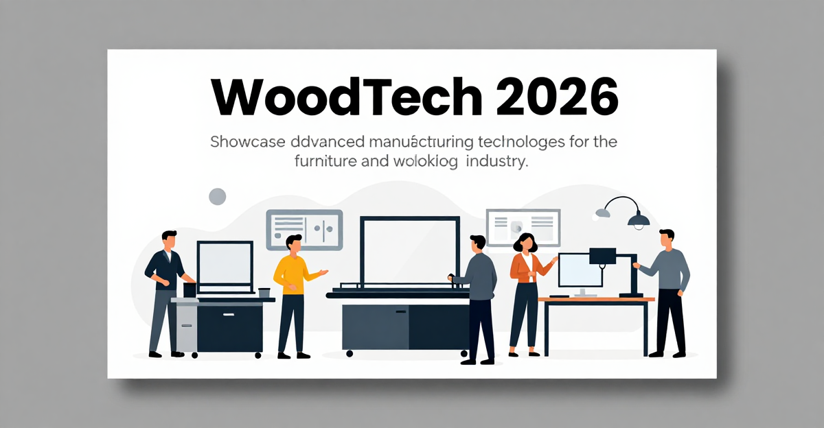 WoodTech 2026 set to showcase advanced manufacturing technologies for the furniture and woodworking industry — industry news illustration