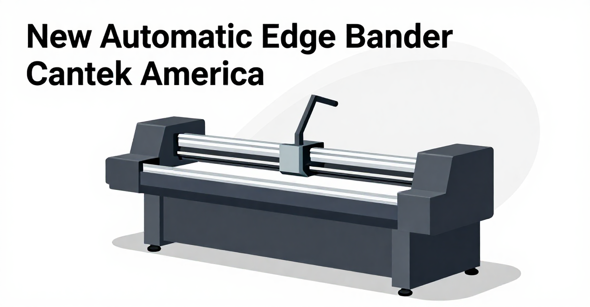 New Automatic Edge Bander from Cantek America — industry news illustration