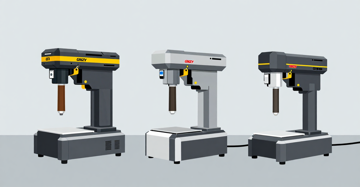 Three New Variable-Speed Drill Presses from Grizzly — industry news illustration
