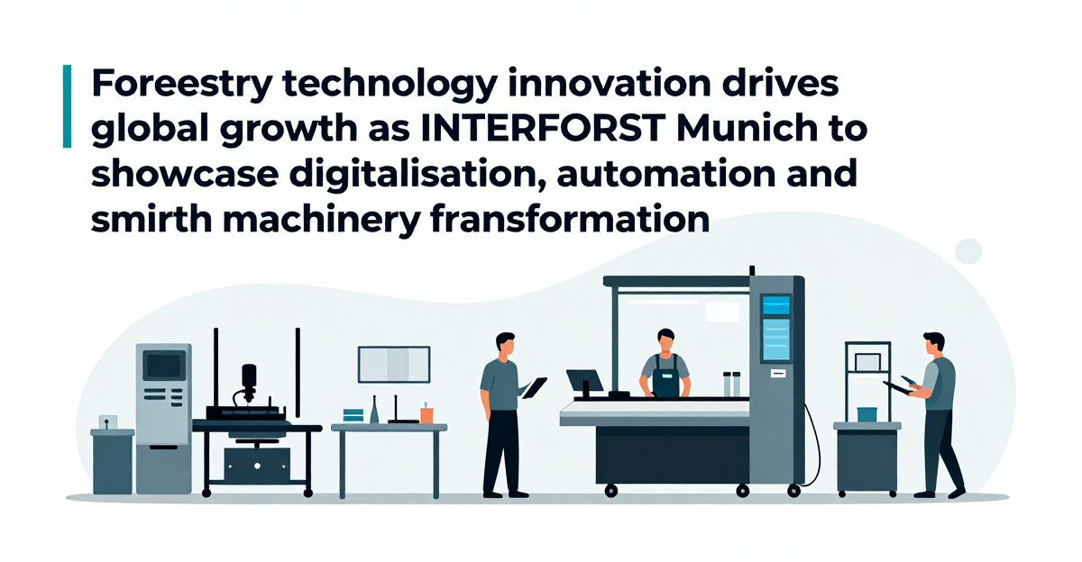 Forestry technology innovation drives global growth as INTERFORST Munich to showcase digitalisation, automation and smart machinery transformation — industry news illustration
