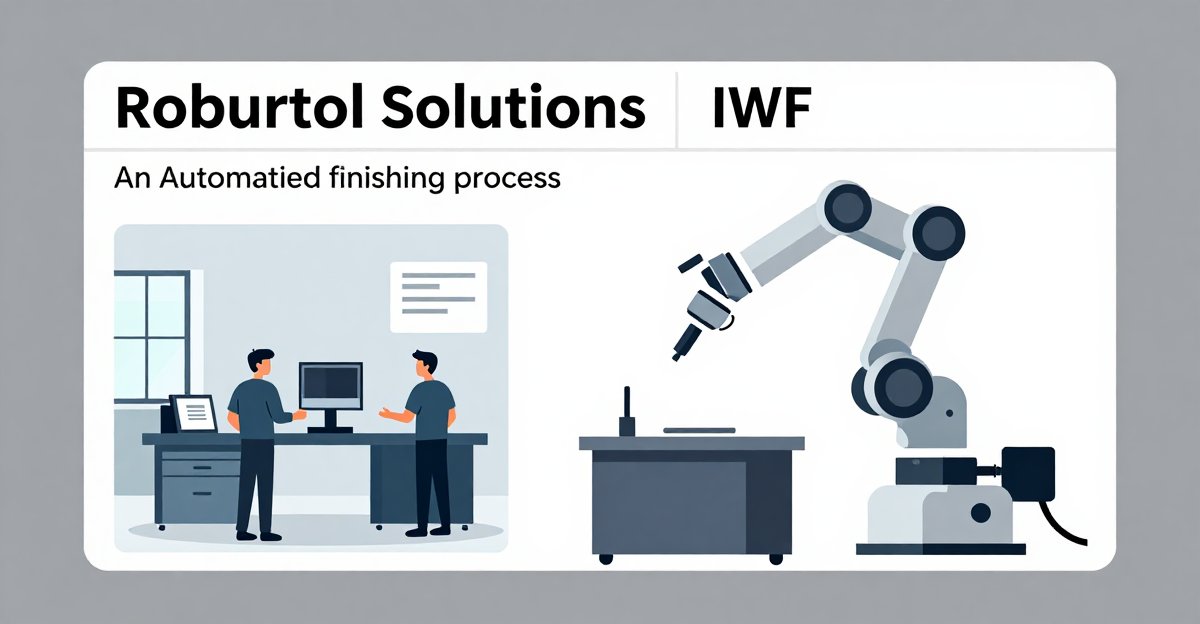 Robotic Solutions will demonstrate an automated finishing process at IWF — industry news illustration