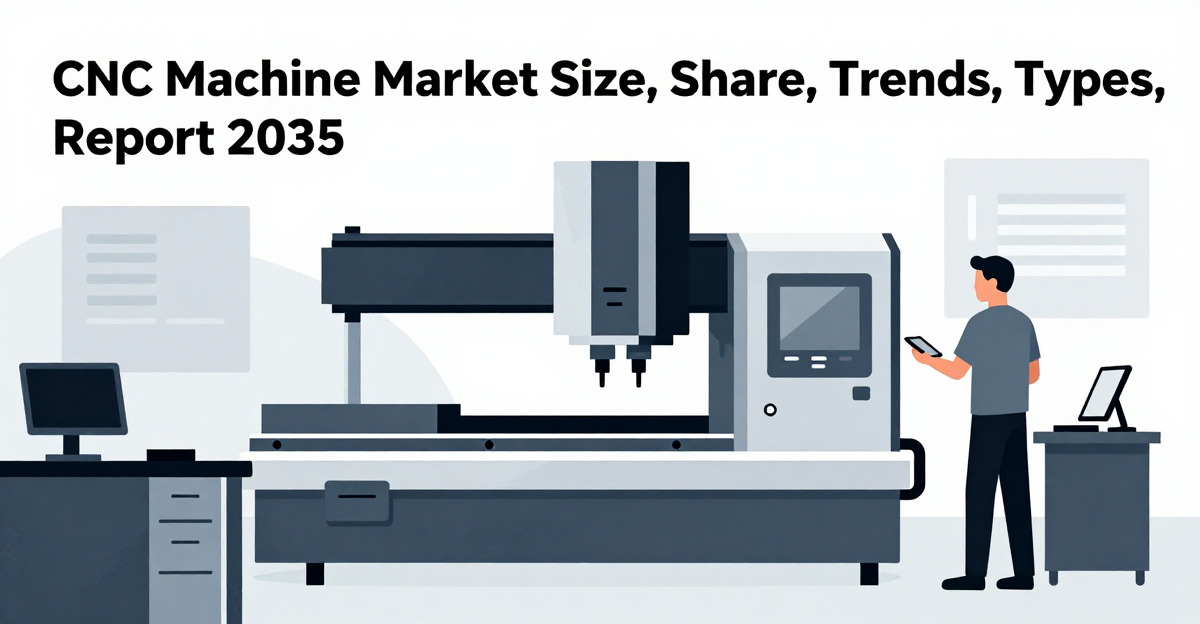 CNC Machine Market Size, Share, Trends, Types, Report 2035 - Market Research Future — industry news illustration