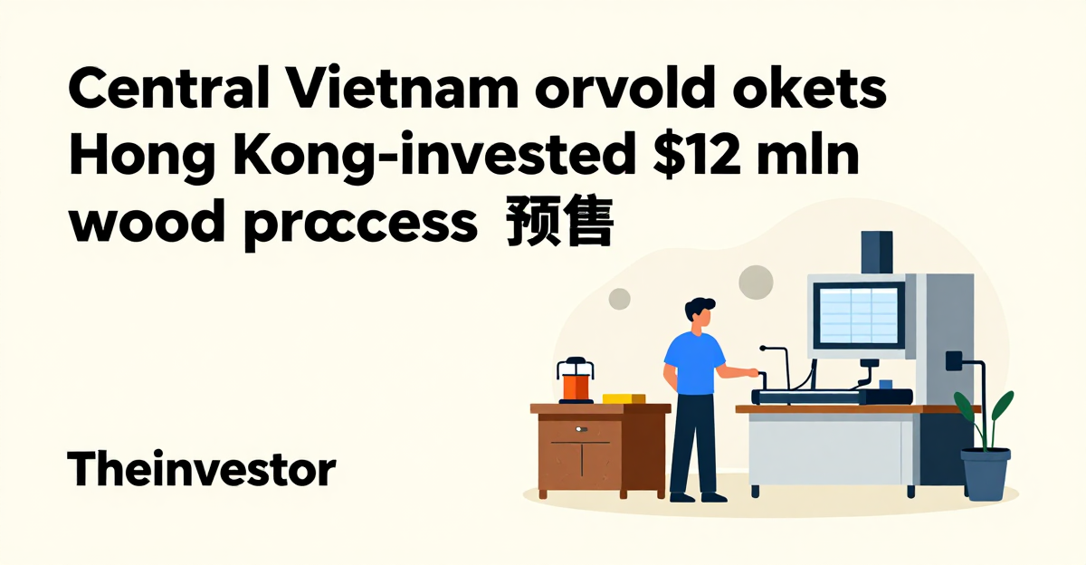 Central Vietnam province okays Hong Kong-invested $12 mln wood processing project - Theinvestor — industry news illustration