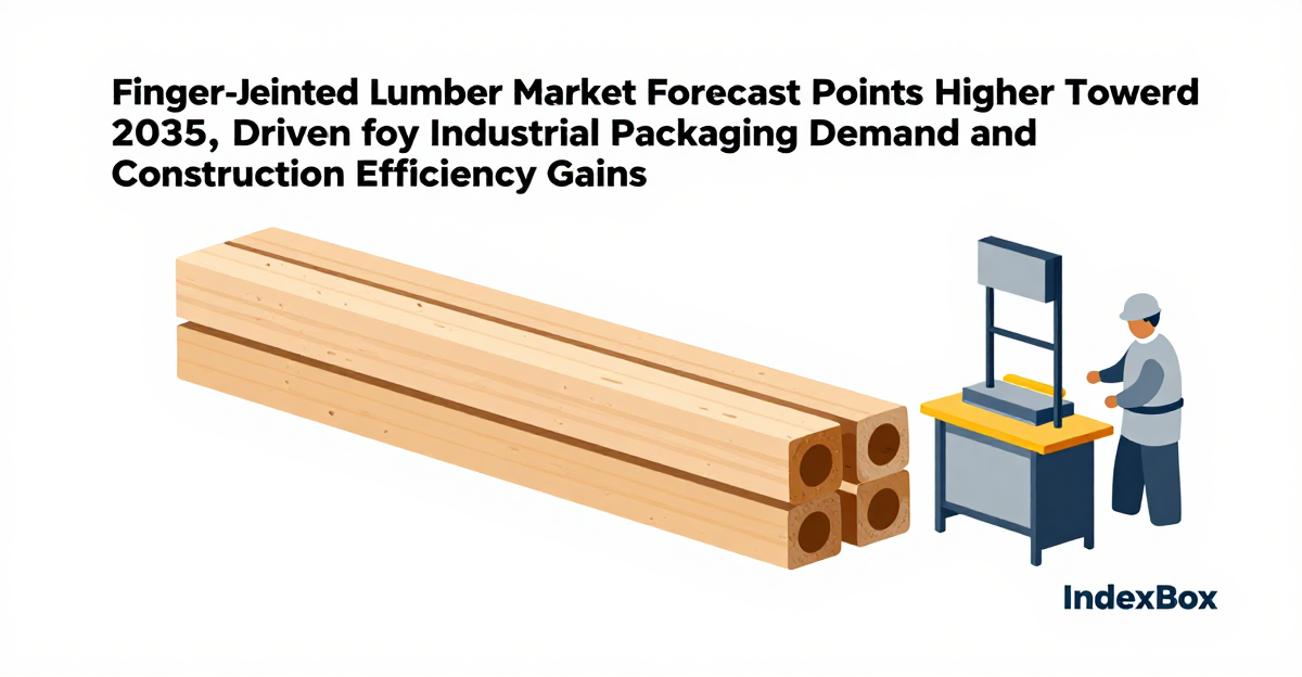 Finger-Jointed Lumber Market Forecast Points Higher Toward 2035, Driven by Industrial Packaging Demand and Construction Efficiency Gains - IndexBox β industry news illustration