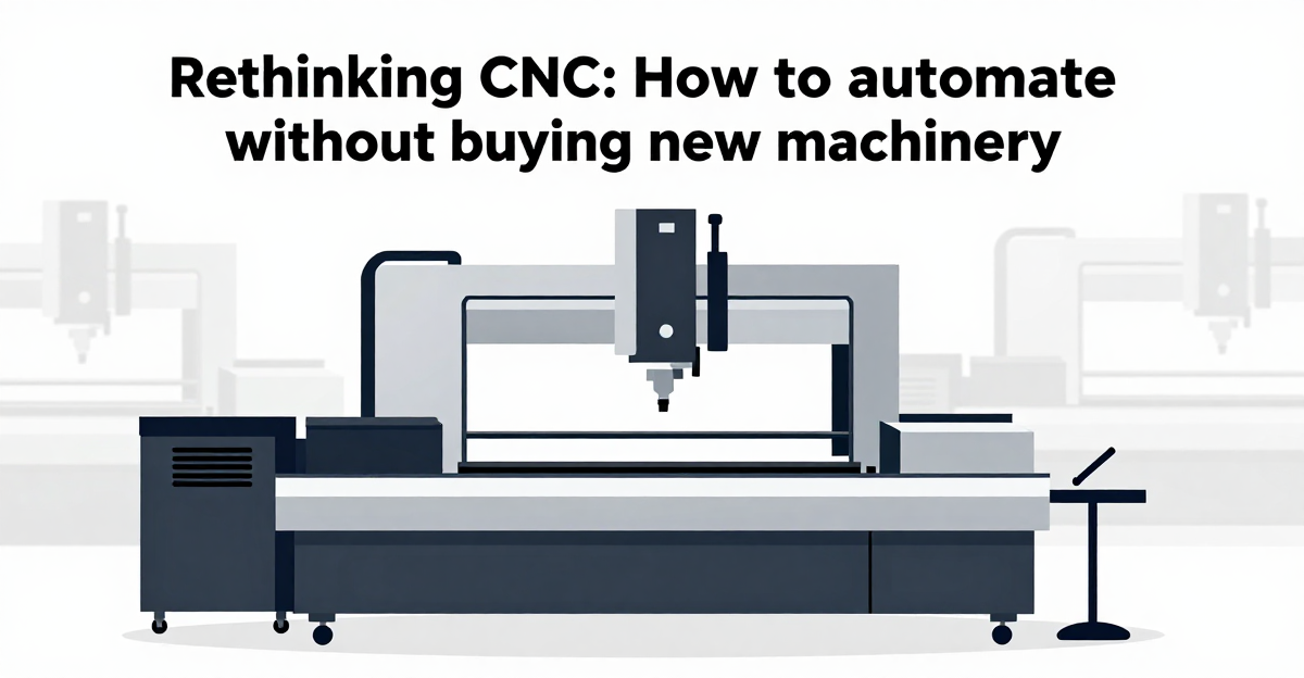 Rethinking CNC: How to automate without buying new machinery — industry news illustration