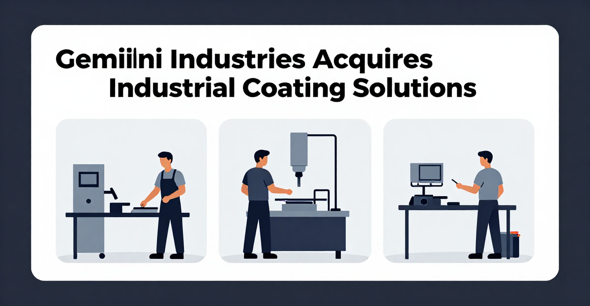 Gemini Industries Acquires Industrial Coating Solutions — industry news illustration
