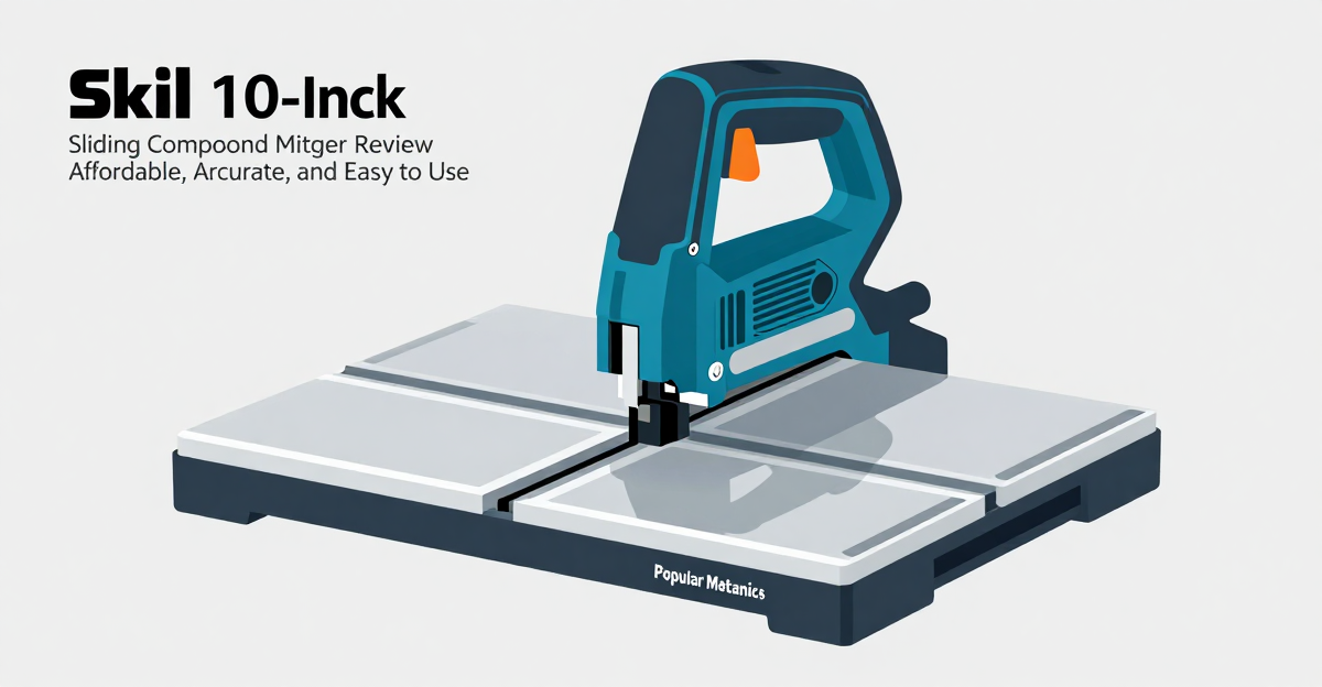 Skil 10-Inch Sliding Compound Miter Saw Review: Affordable, Accurate, and Easy to Use - Popular Mechanics — industry news illustration