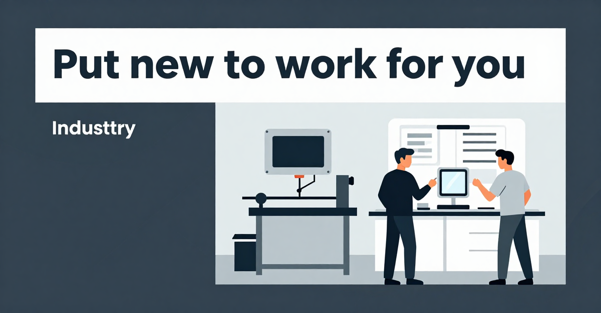 Put new to work for you — industry news illustration