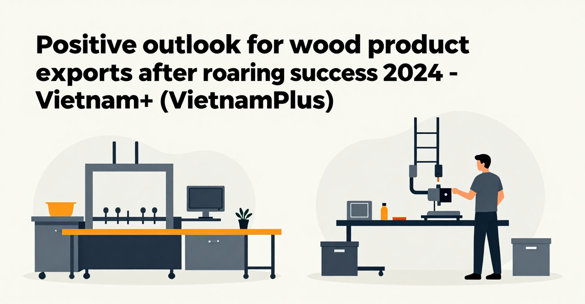 Positive outlook for wood product exports after roaring success in 2024 - Vietnam+ (VietnamPlus) — industry news illustration