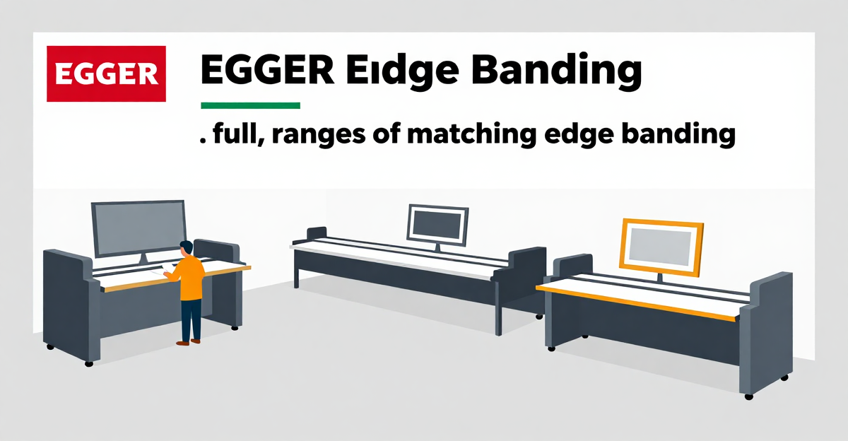 EGGER carries a full range of matching edge banding — industry news illustration