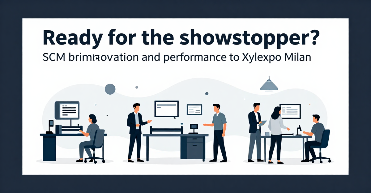 Ready for the showstopper? SCM brings innovation and performance to Xylexpo Milan — industry news illustration
