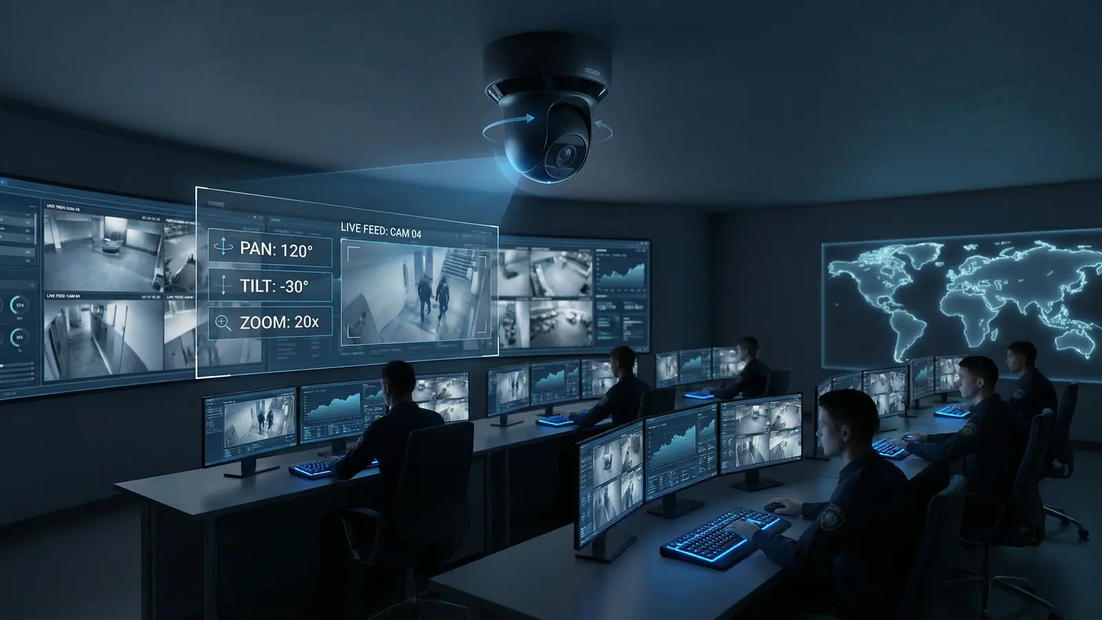 كاميرات PTZ المتحركة - متى تحتاجها؟