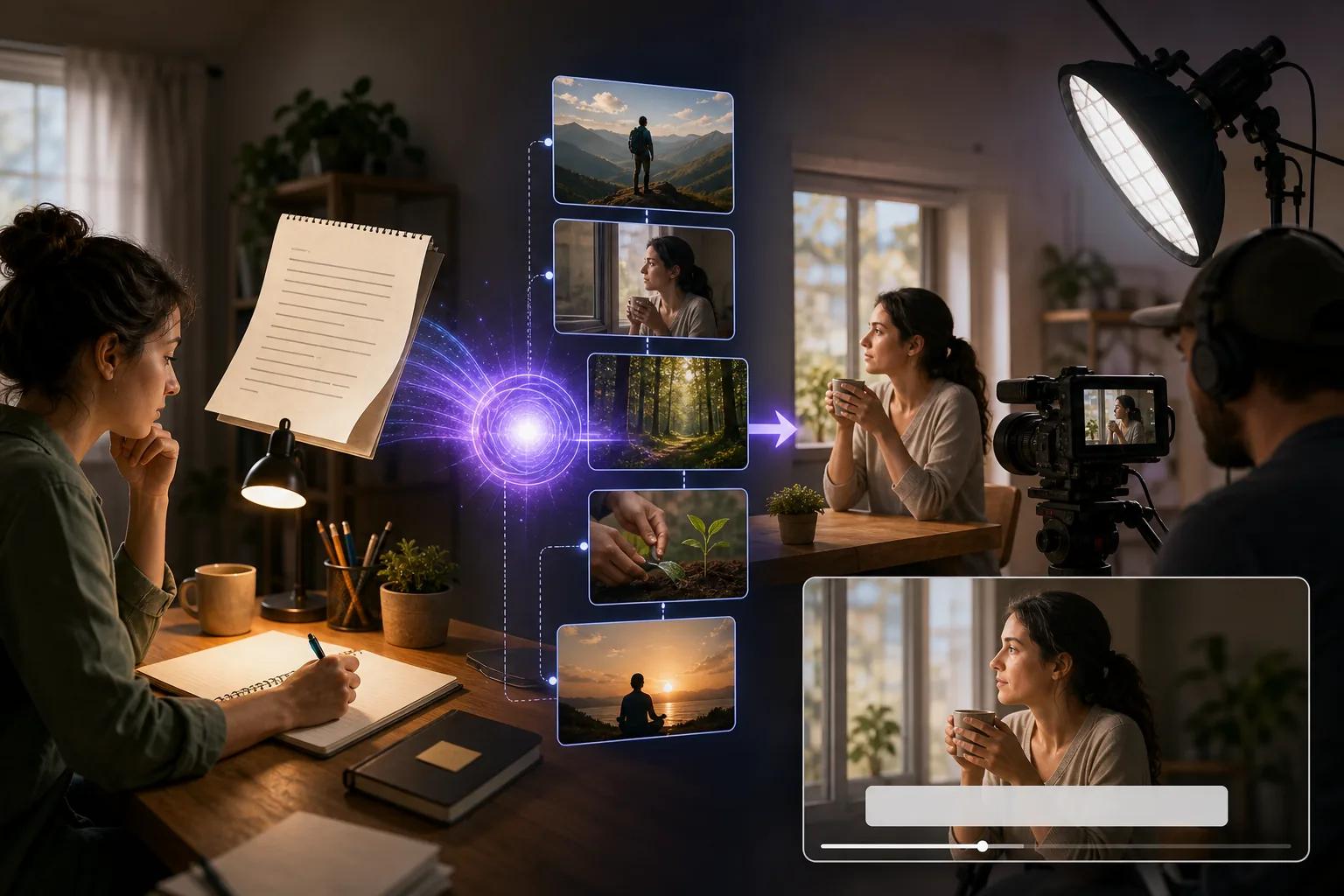 Illustration for Invideo AI 5.0: Script-to-scene production with captions