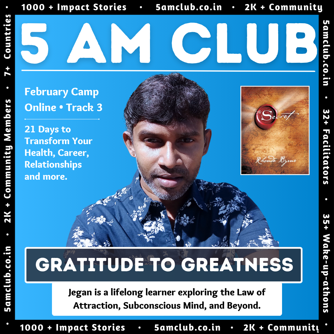 Gratitude to Greatness 
