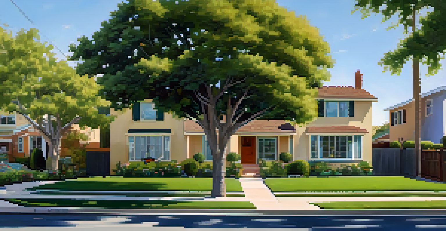 A peaceful neighborhood in East Pasadena with spacious homes and children playing outside.