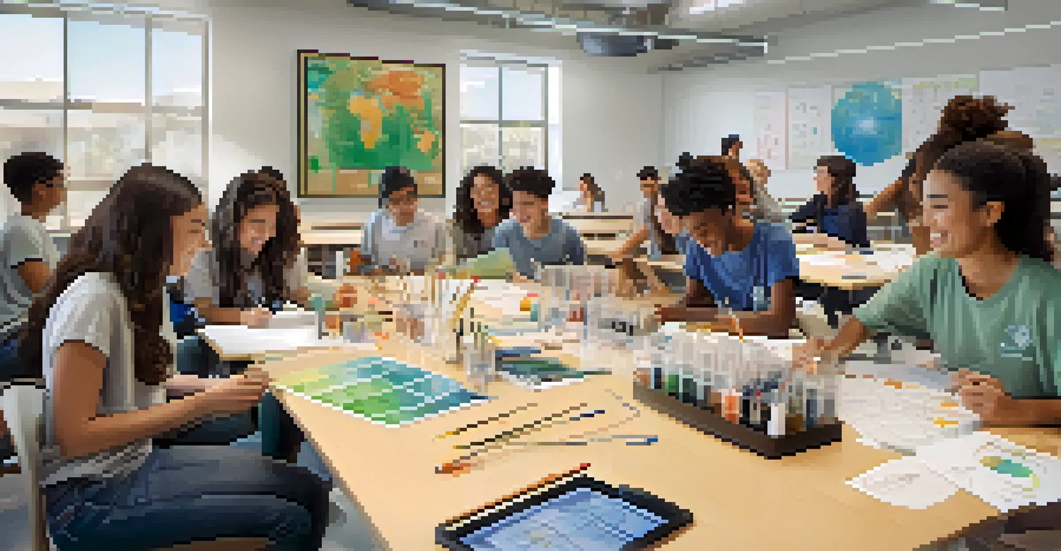 Diverse students collaborating in a STEM workshop at Caltech.