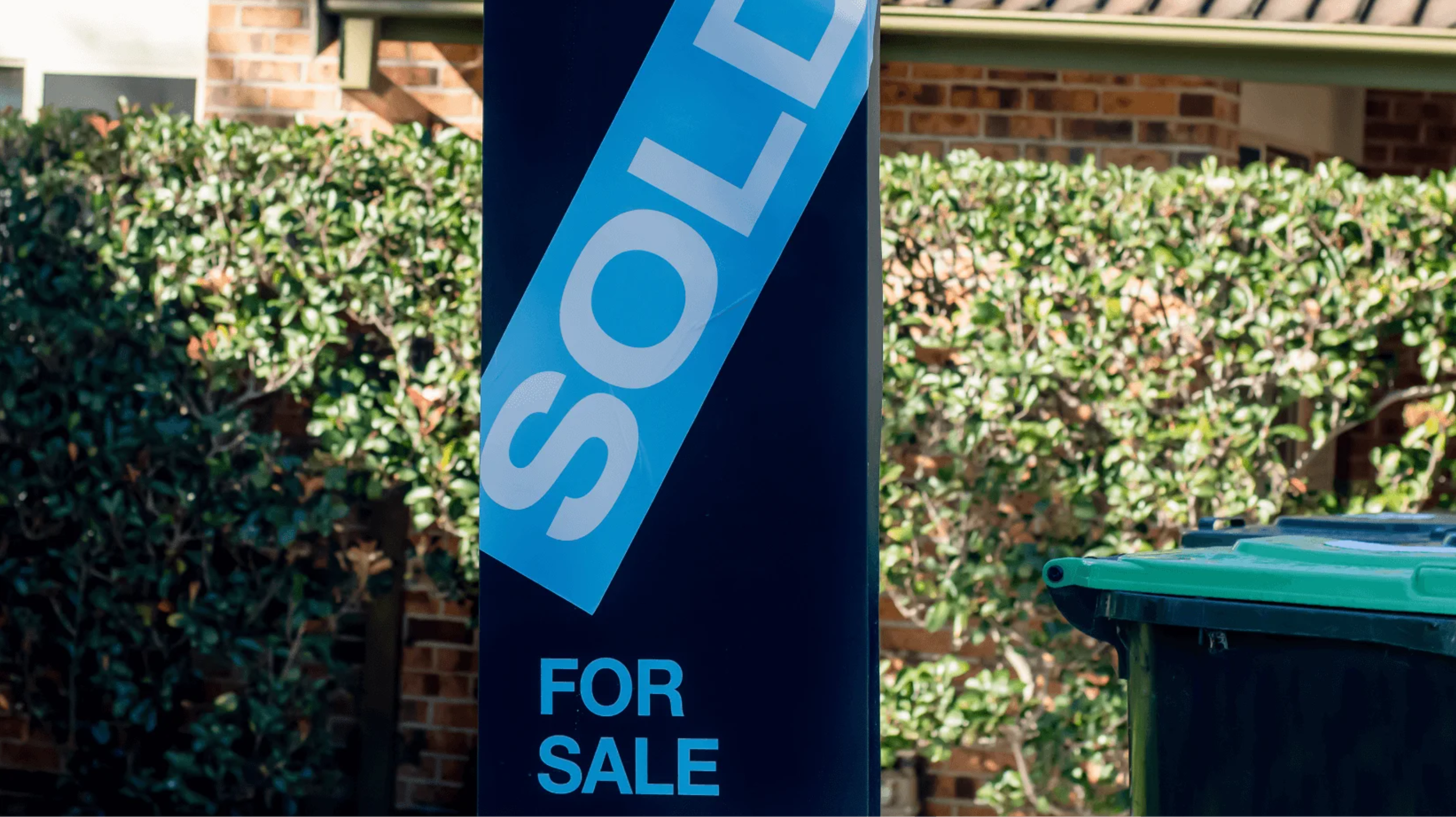 Property sold sign