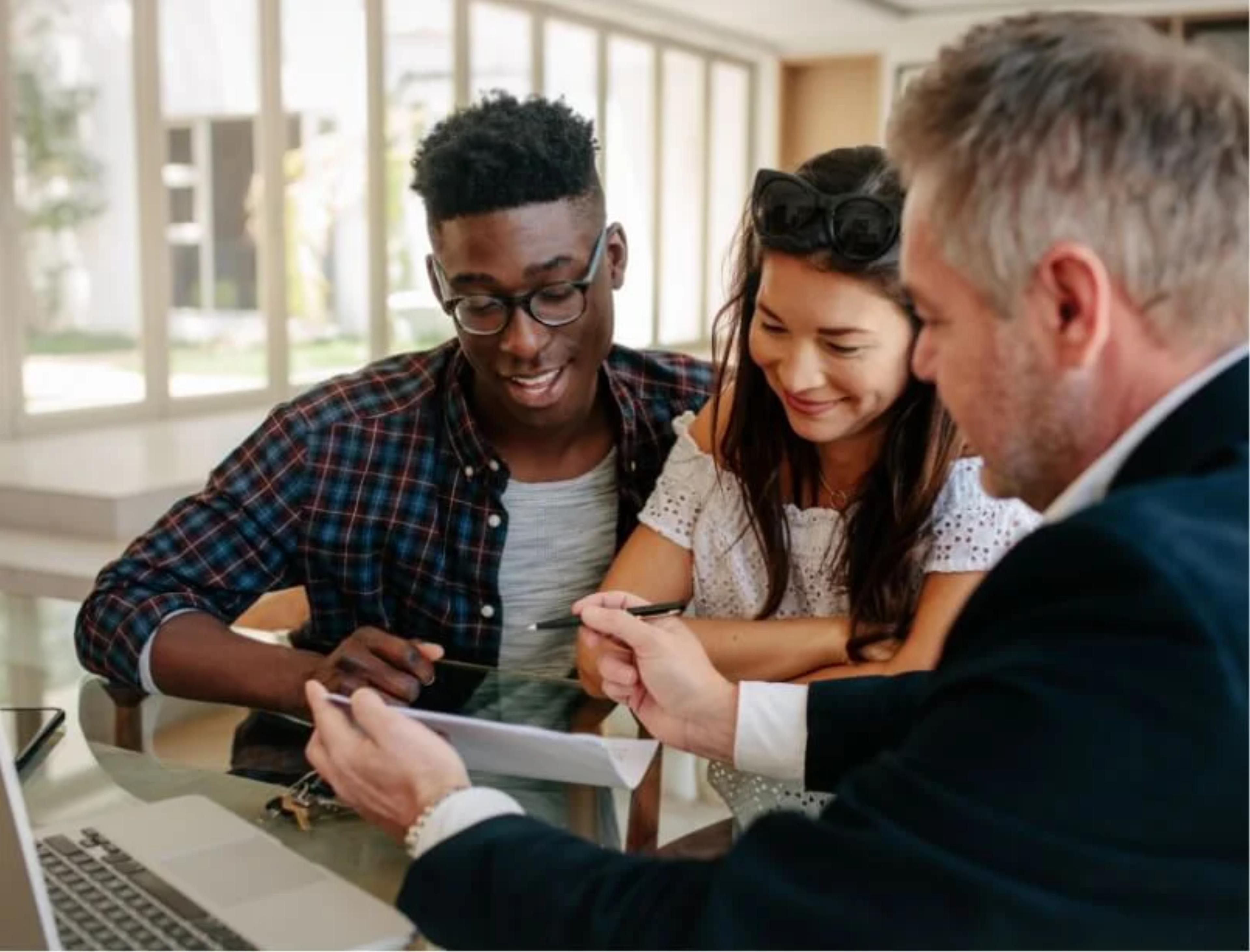 Poeple discussing terms