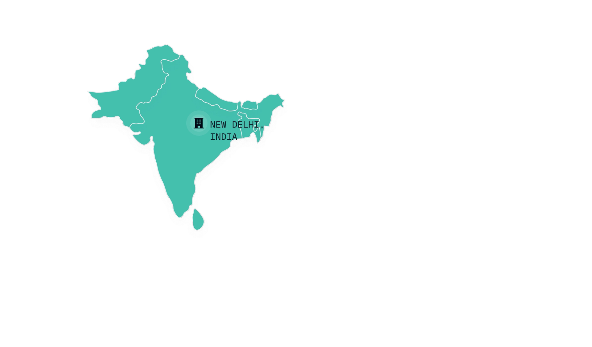 Map layer for South Asia