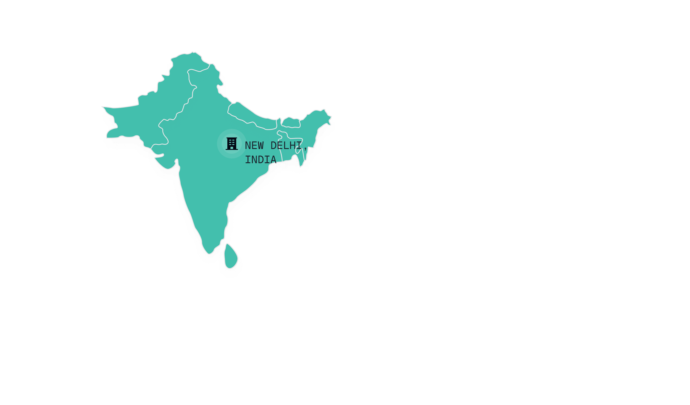 Map layer for South Asia