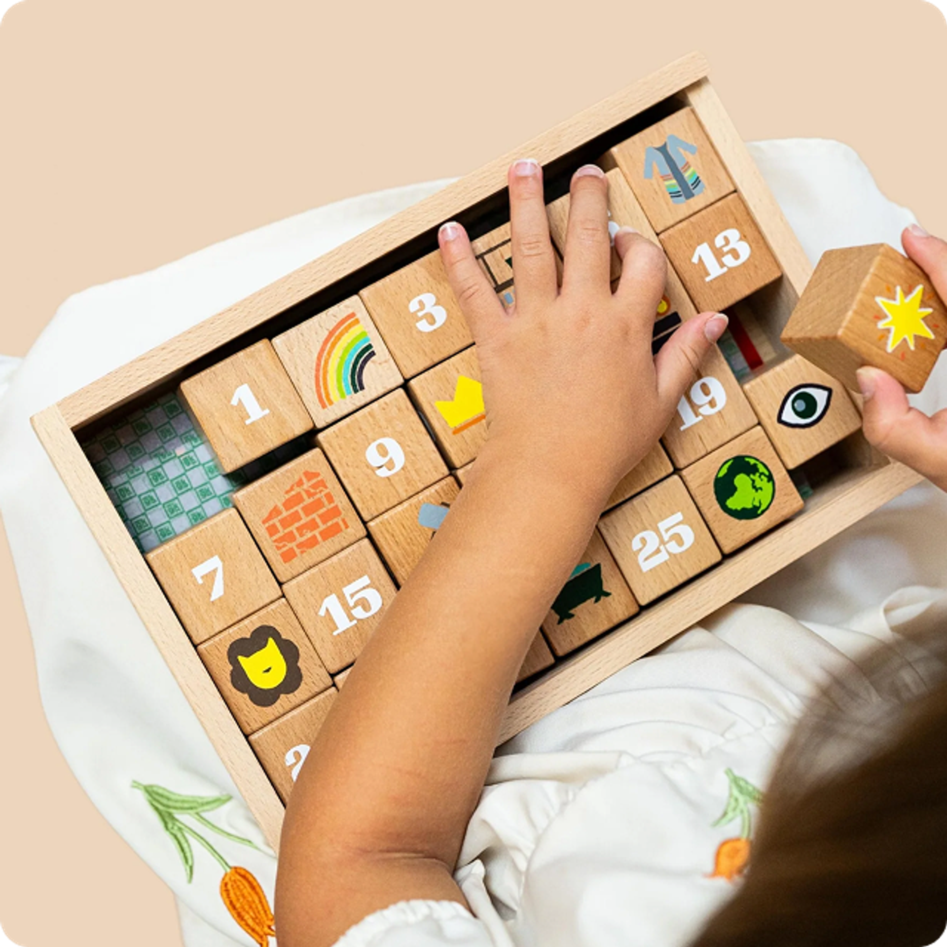 kit block set with numbers