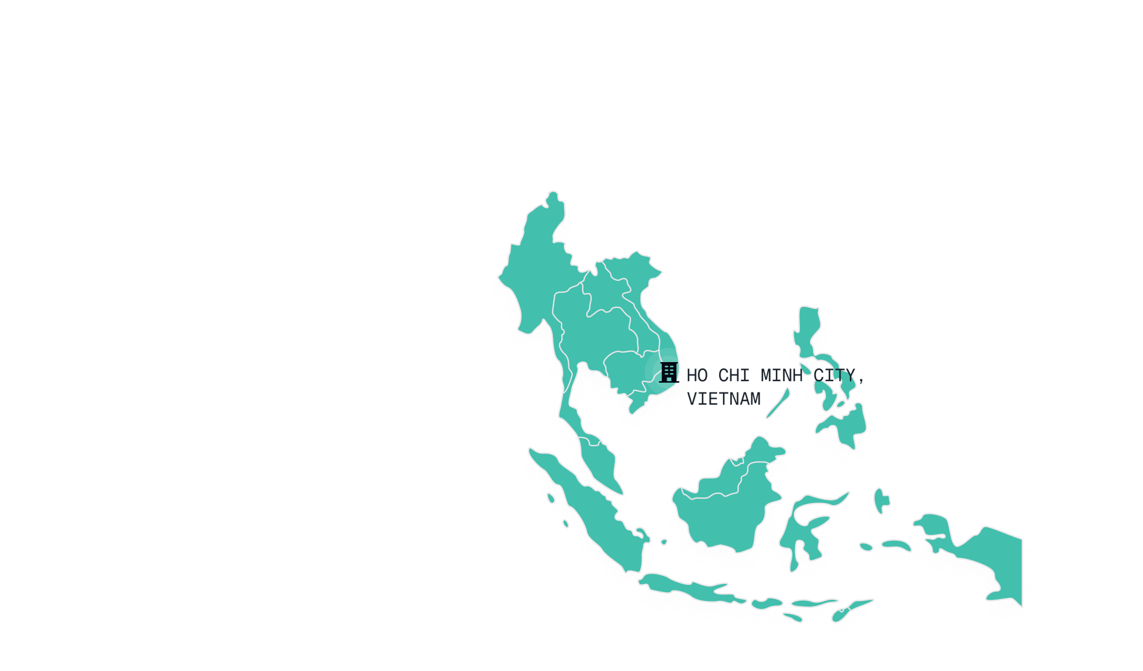 Map layer for Southeast Asia