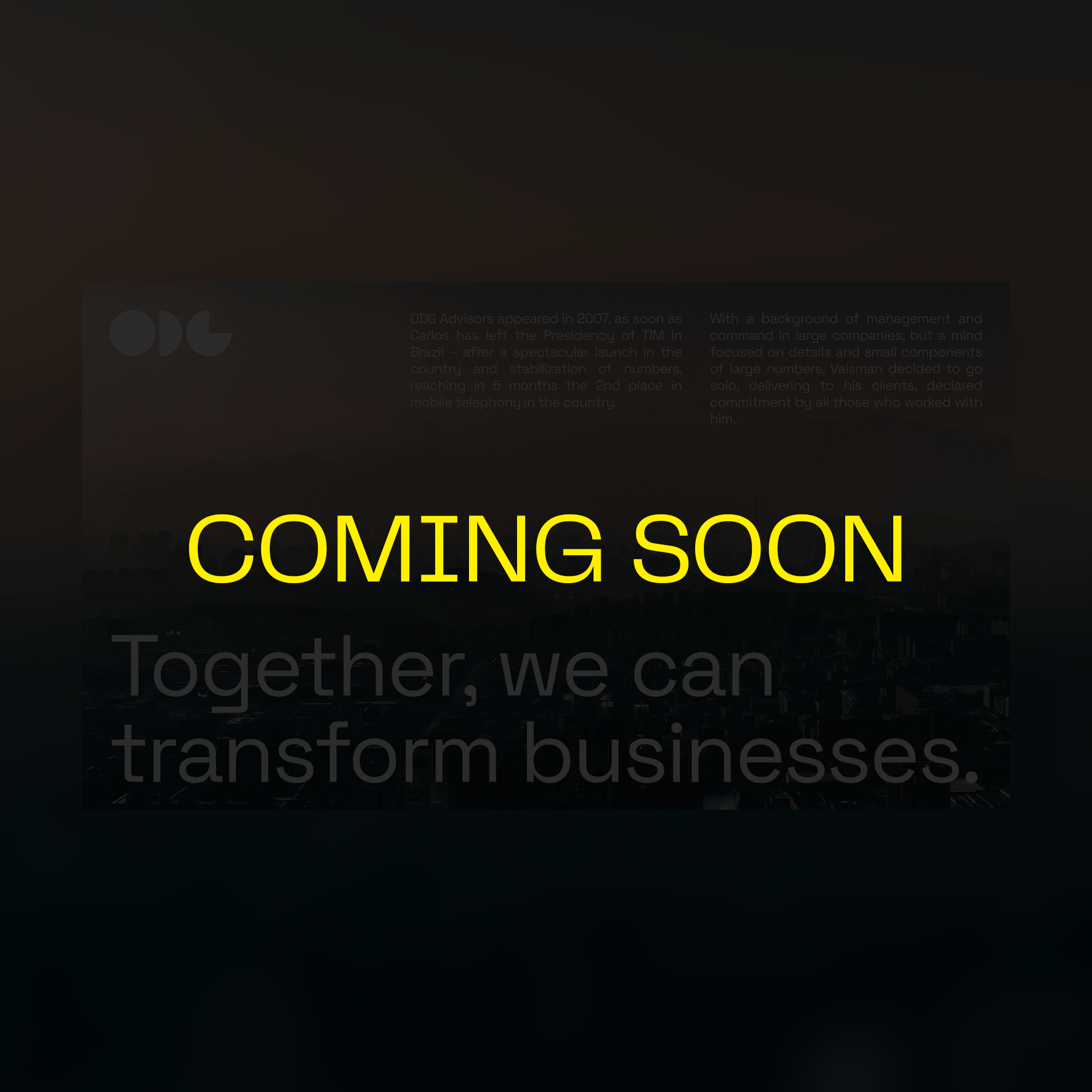 Together, We Can Transform Businesses