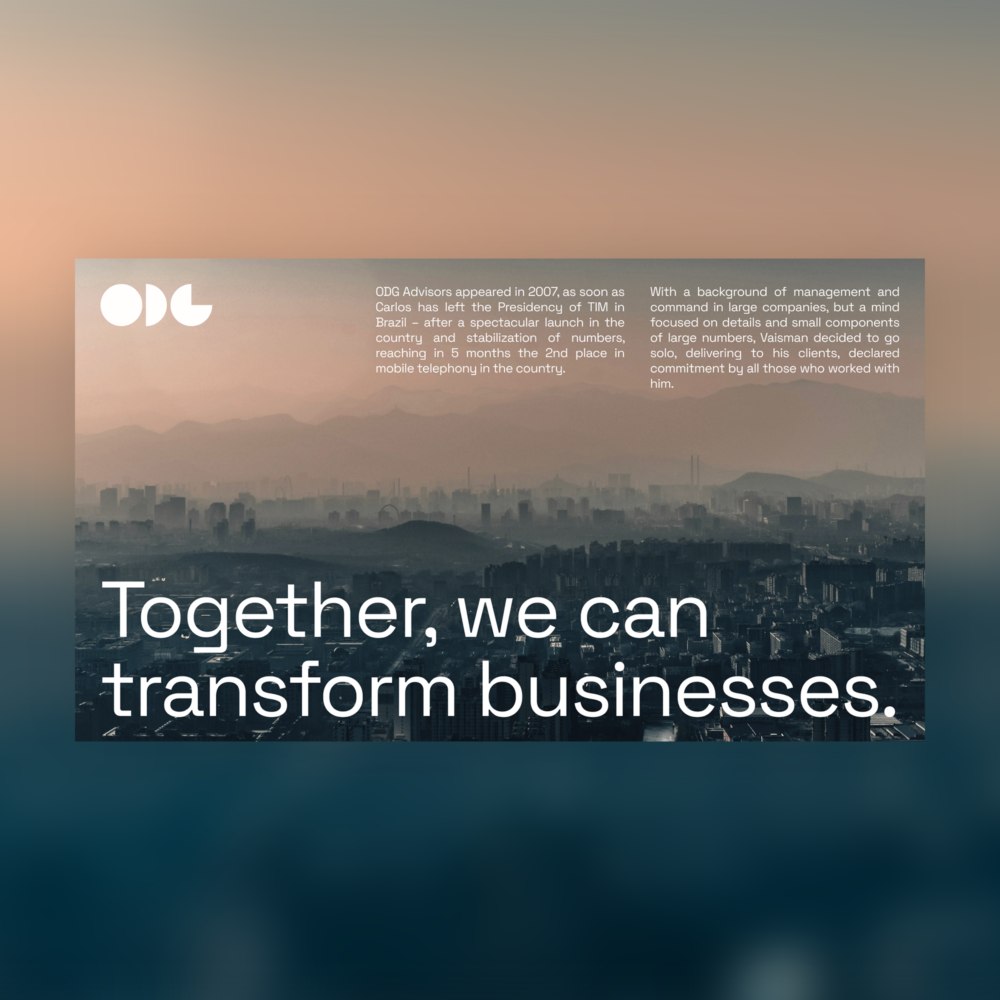 Together, We Can Transform Businesses