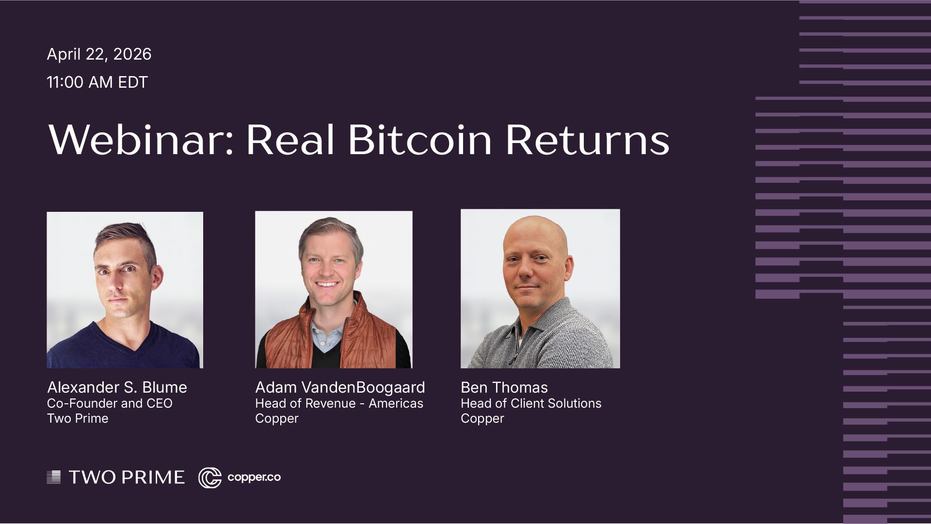 Real Bitcoin Returns Webinar