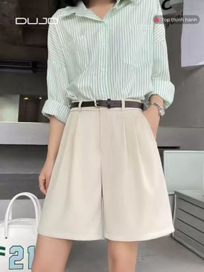Quần Short Tây Gold Nhật – Mặc hè mát, che bụng siêu đỉnh