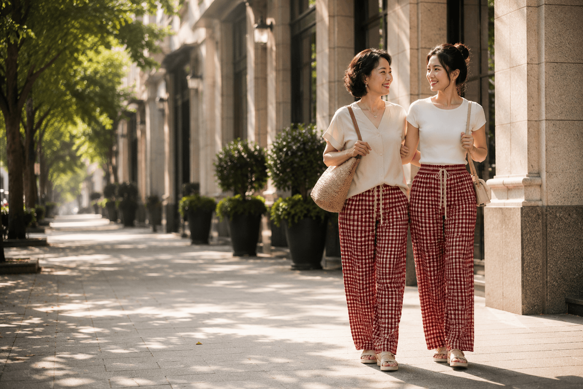 Quần Caro Nữ Cotton DUJO – Thoáng Mát, Dễ Phối, Mặc Đẹp Mỗi Ngày