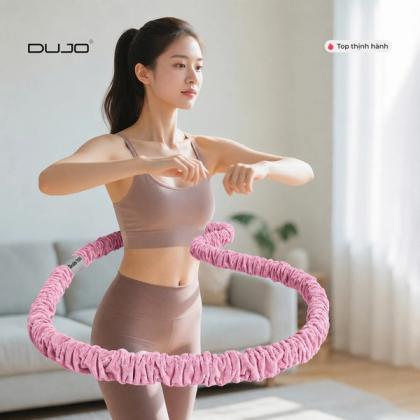 Vòng Lắc Eo Bọc Flannel – Tập Luyện Êm Ái & Hiệu Quả