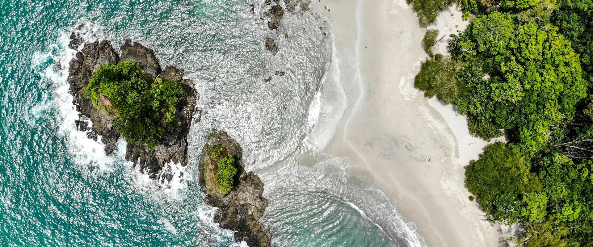 Costa Rica aerial view