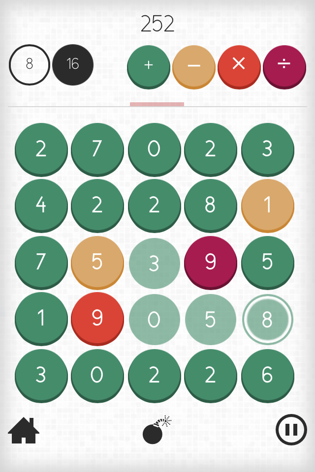 Screenshot from Mathematap game