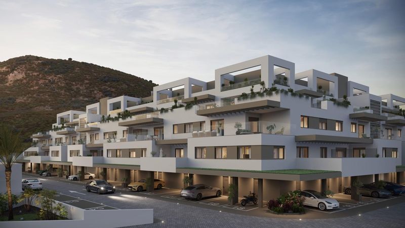 Nieuwbouwappartementen met uitzicht op zee en golfbaan in Pulpí, Almería