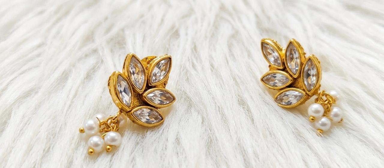Chandni Leaf Drop Set