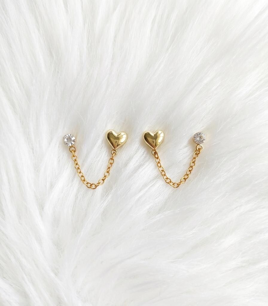 Double Chain Studs