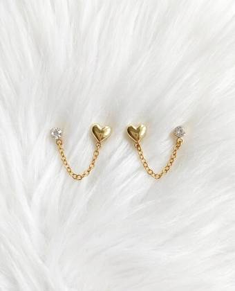 Double Chain Studs