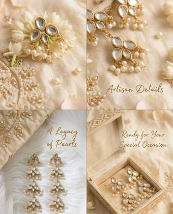 Elara Kundan Earrings