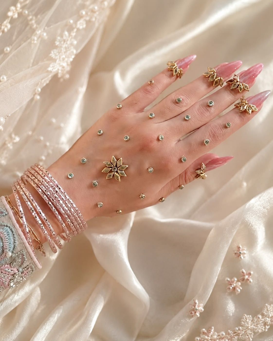 Kundan Mehndi stickers