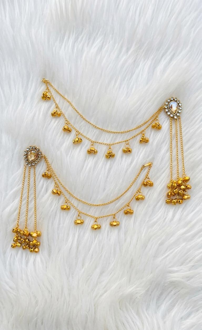 Rani Tear Drop Ear Chains