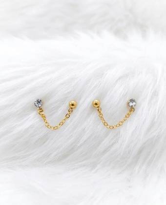 Double Chain Studs